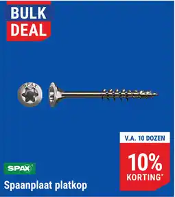 Pontmeyer Spaanplaat platkop aanbieding