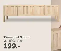 Woonexpress TV-meubel Ciborro aanbieding