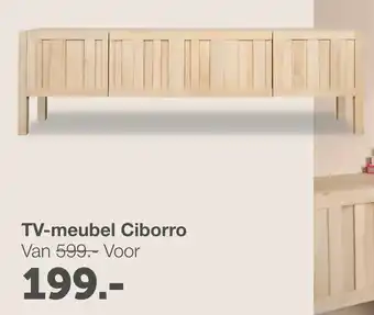 Woonexpress TV-meubel Ciborro aanbieding