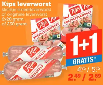 Coop Kips leverworst aanbieding