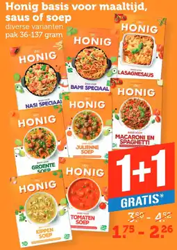 Coop Honig basis voor maaltijd, saus of soep aanbieding