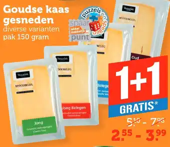 Coop Goudse kaas gesneden aanbieding