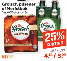 Coop Grolsch pilsener of Herfstbok aanbieding