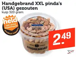 Coop Handgebrand XXL pinda's (USA) gezouten aanbieding