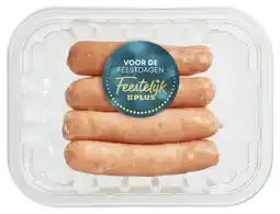 PLUS Feestelijk PLUS Gourmet mini Varkenschipolata's aanbieding