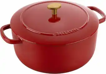 Bol.com Ballarini Bellamonte braadpan rond 26cm - 55L Rood aanbieding
