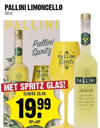 Dirck 3 Pallini limoncello aanbieding