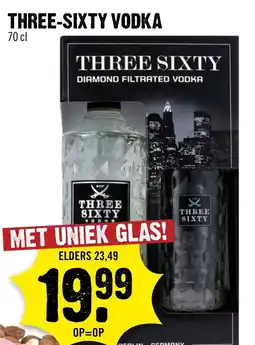Dirck 3 Three-sixty vodka aanbieding