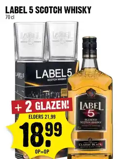 Dirck 3 Label 5 scotch whisky aanbieding
