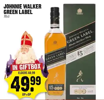 Dirck 3 Johnnie walker Green label aanbieding