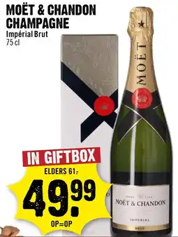 Dirck 3 Moët & chandon champagne aanbieding
