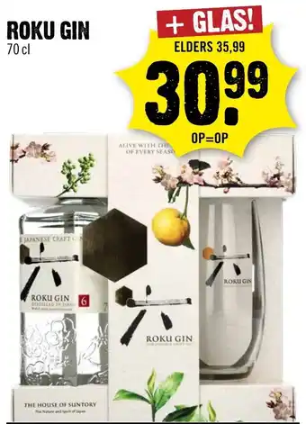 Dirck 3 Roku gin aanbieding