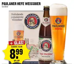 Dirck 3 Paulaner Hefe weissbier aanbieding