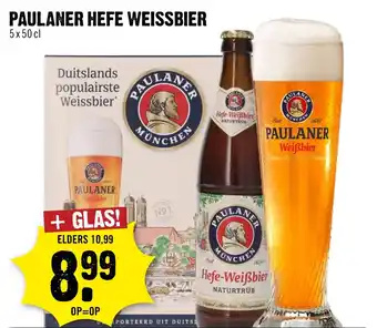 Dirck 3 Paulaner Hefe weissbier aanbieding