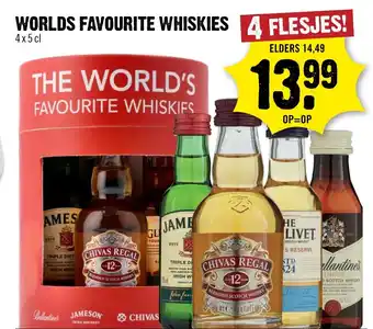 Dirck 3 Worlds favourite whiskies aanbieding