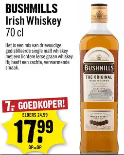 Dirck 3 Bushmills Irish whiskey aanbieding