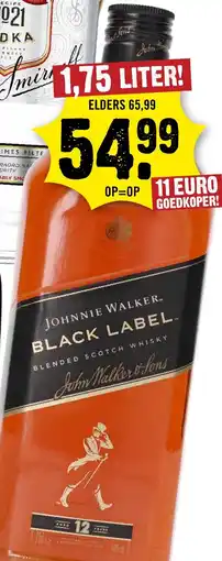 Dirck 3 Johnnie walker black label aanbieding