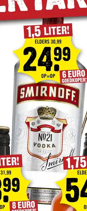 Dirck 3 Smirnoff aanbieding