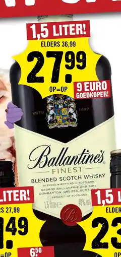 Dirck 3 Ballantine's aanbieding