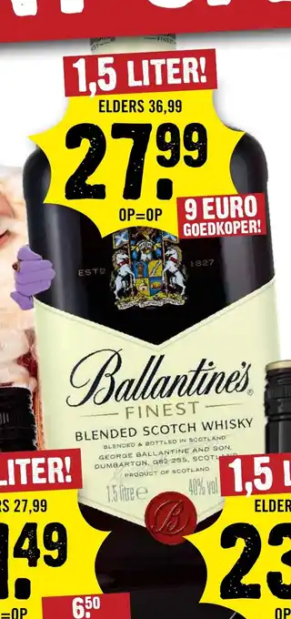 Dirck 3 Ballantine's aanbieding