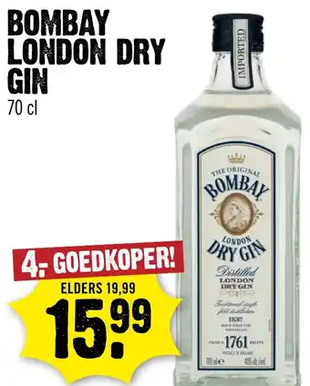 Dirck 3 Bombay London Dry Gin aanbieding