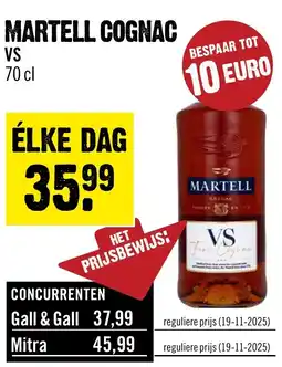 Dirck 3 Martell Cognac aanbieding