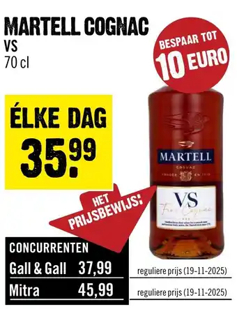 Dirck 3 Martell Cognac aanbieding