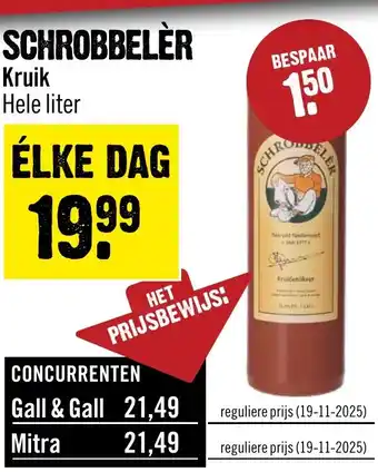 Dirck 3 Schrobbeler aanbieding