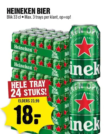 Dirck 3 Heineken bier aanbieding