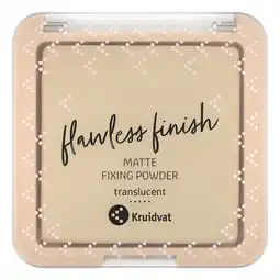 Kruidvat Kruidvat Flawless Finish Nude Matte Fixing Powder aanbieding