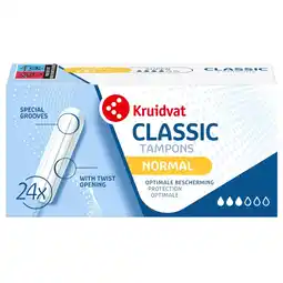 Kruidvat Kruidvat Classic Normal Tampons aanbieding