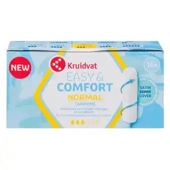 Kruidvat Kruidvat Kruidvat Easy & Comfort Normal Tampons aanbieding