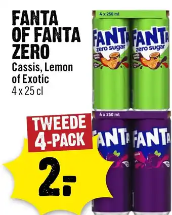 Dirck 3 Fanta of Fanta Zero aanbieding