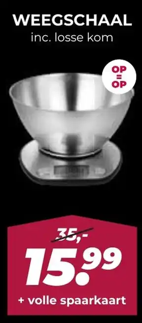 De Boerenschuur Weegschaal aanbieding