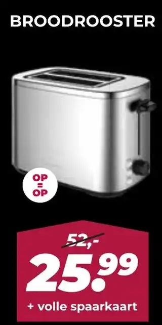 De Boerenschuur Broodrooster aanbieding