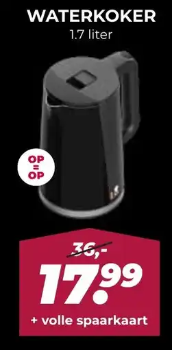 De Boerenschuur WATERKOKER aanbieding