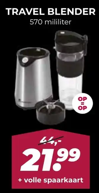 De Boerenschuur Travel blender aanbieding