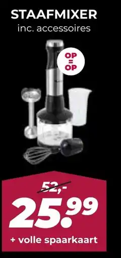 De Boerenschuur Staafmixer aanbieding