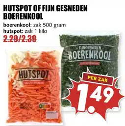 De Boerenschuur Hutspot of fijn gesneden boerenkool aanbieding