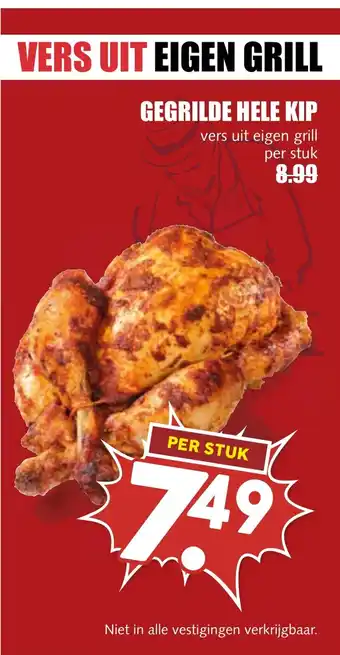De Boerenschuur Gegrilde hele kip aanbieding
