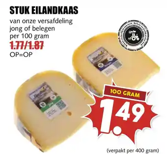 De Boerenschuur Stuk eilandkaas aanbieding