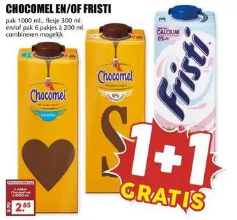 De Boerenschuur Chocomel en of fristi aanbieding
