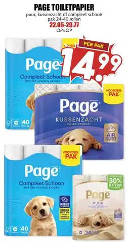 De Boerenschuur Page toiletpapier aanbieding