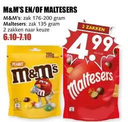 De Boerenschuur M&m's en of maltesers aanbieding