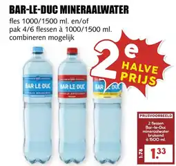 De Boerenschuur Bar-Le-Duc Mineraalwater aanbieding