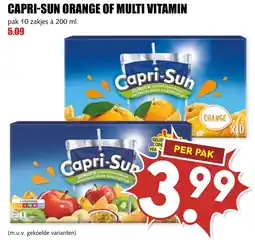 De Boerenschuur Capri-sun orange of multi vitamin aanbieding
