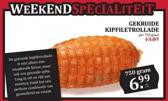 De Boerenschuur Gekruide kipfiletrollade aanbieding