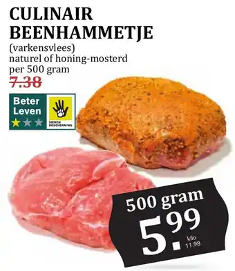 De Boerenschuur Culinair beenhammetje aanbieding
