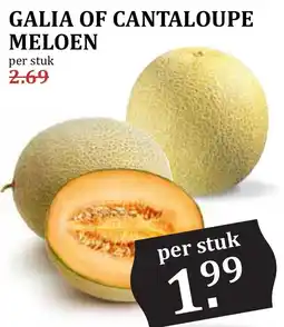 De Boerenschuur Galia of cantaloupe meloen aanbieding