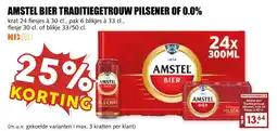 De Boerenschuur Amstel bier traditiegetrouw pilsener of 0.0% aanbieding